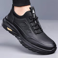 Men's Sports Shoes with Soft Leather Soles Low Heel Round Toe Laced Design New High-quality Fashionable Running Shoes.